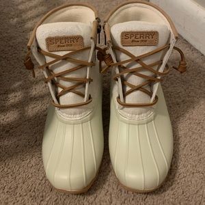 Sperry’s Women’s Saltwater Metallic Duck Boot